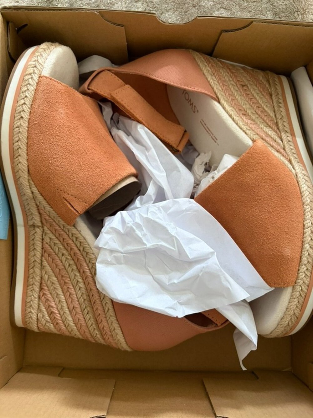 Toms Marisol suede wedge sandal